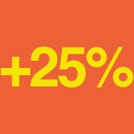 +25% Extra For Free